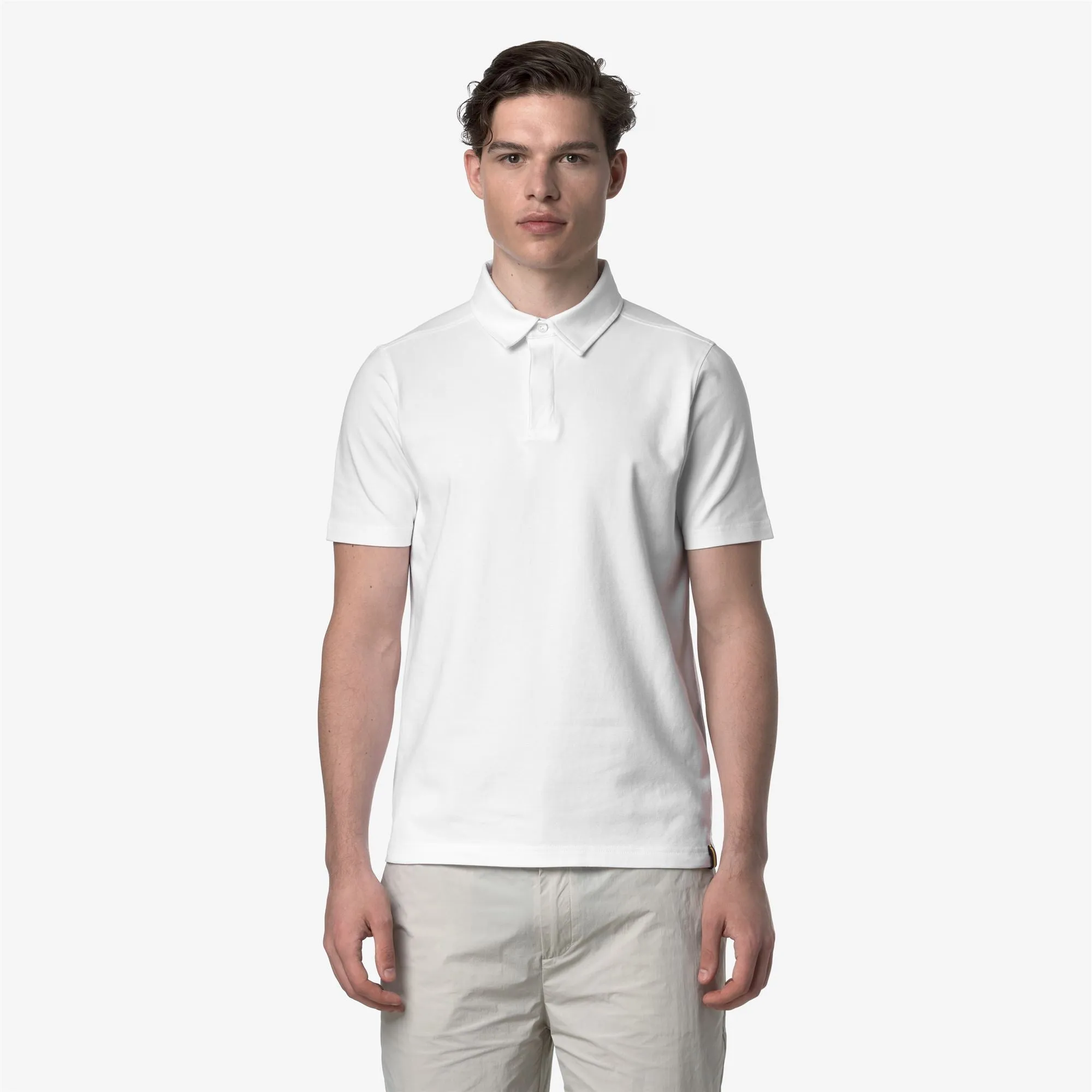 VINCELLE COTTON - Polo Shirts - Polo - Man - White-White sold by K-Way product image thumbnail 2