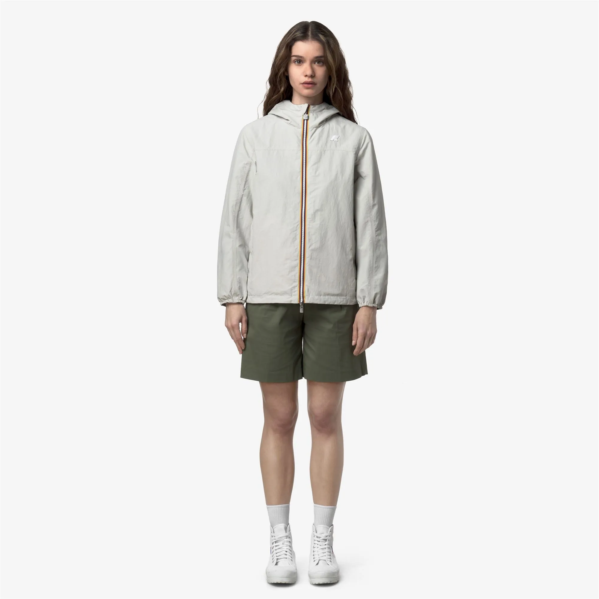 JAKE COTTON DOUBLE - Jackets - Short - Man - BEIGE LT-Green Lichen sold by K-Way product image thumbnail 3