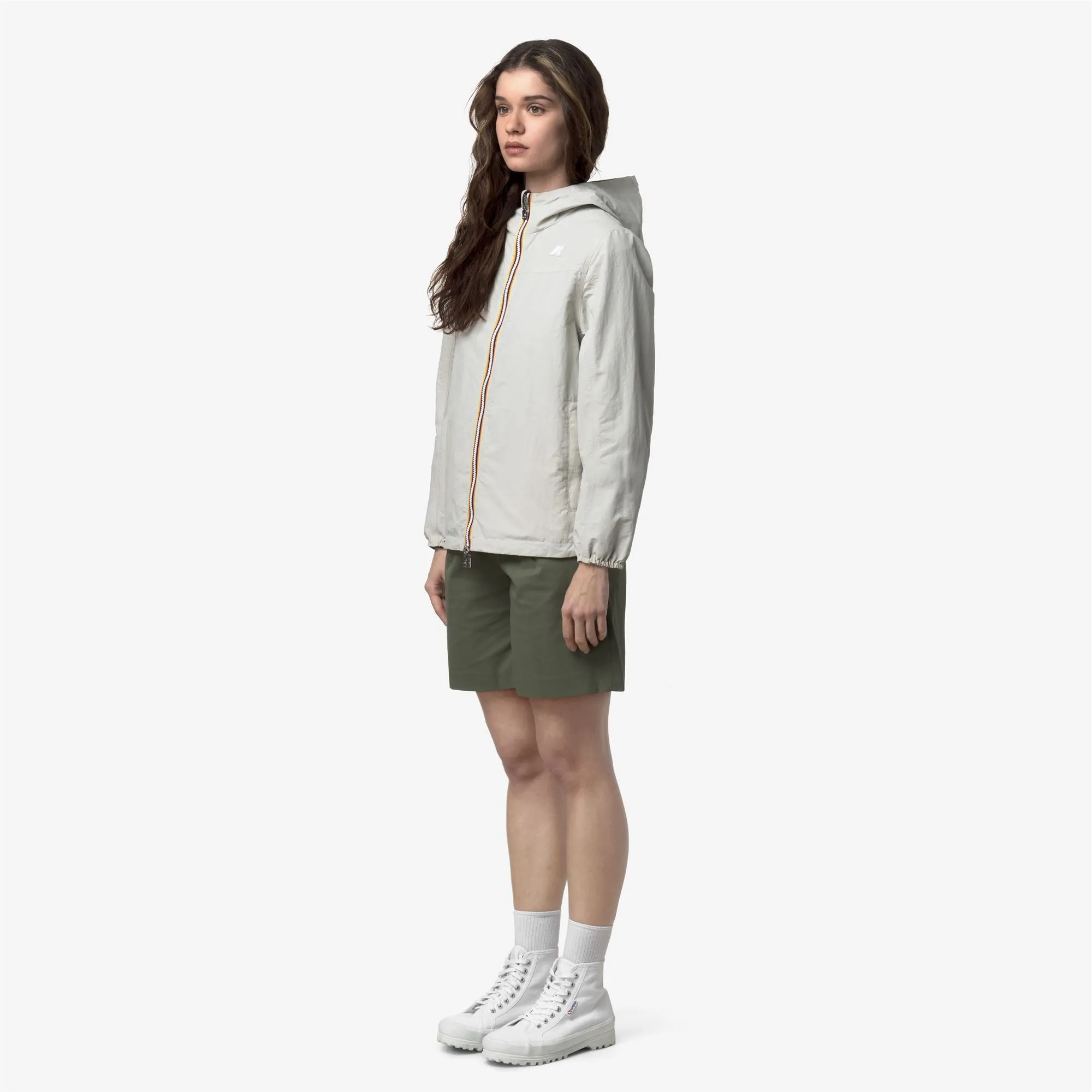 JAKE COTTON DOUBLE - Jackets - Short - Man - BEIGE LT-Green Lichen sold by K-Way product image thumbnail 4