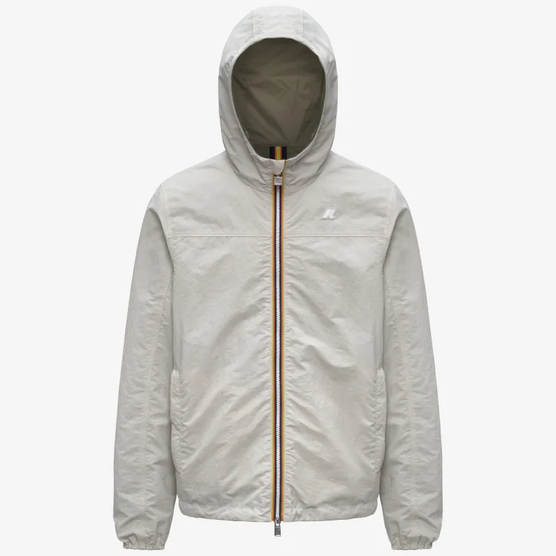 JAKE COTTON DOUBLE - Jackets - Short - Man - BEIGE LT-Green Lichen made by K-Way