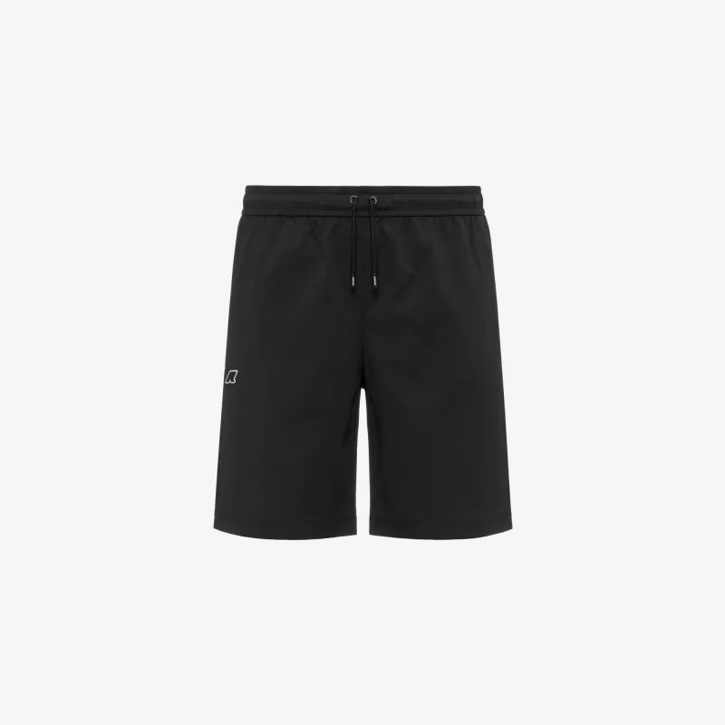 NESILIER TRAVEL - Shorts - Sport Shorts - Unisex - Black Pure made by K-Way
