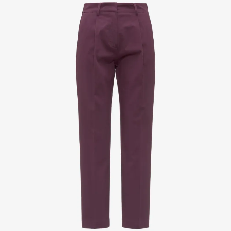 EYRE TWILL TECH PEACH GOLF - Pants - Chino - Woman - Violet Mauve Wine made by K-Way