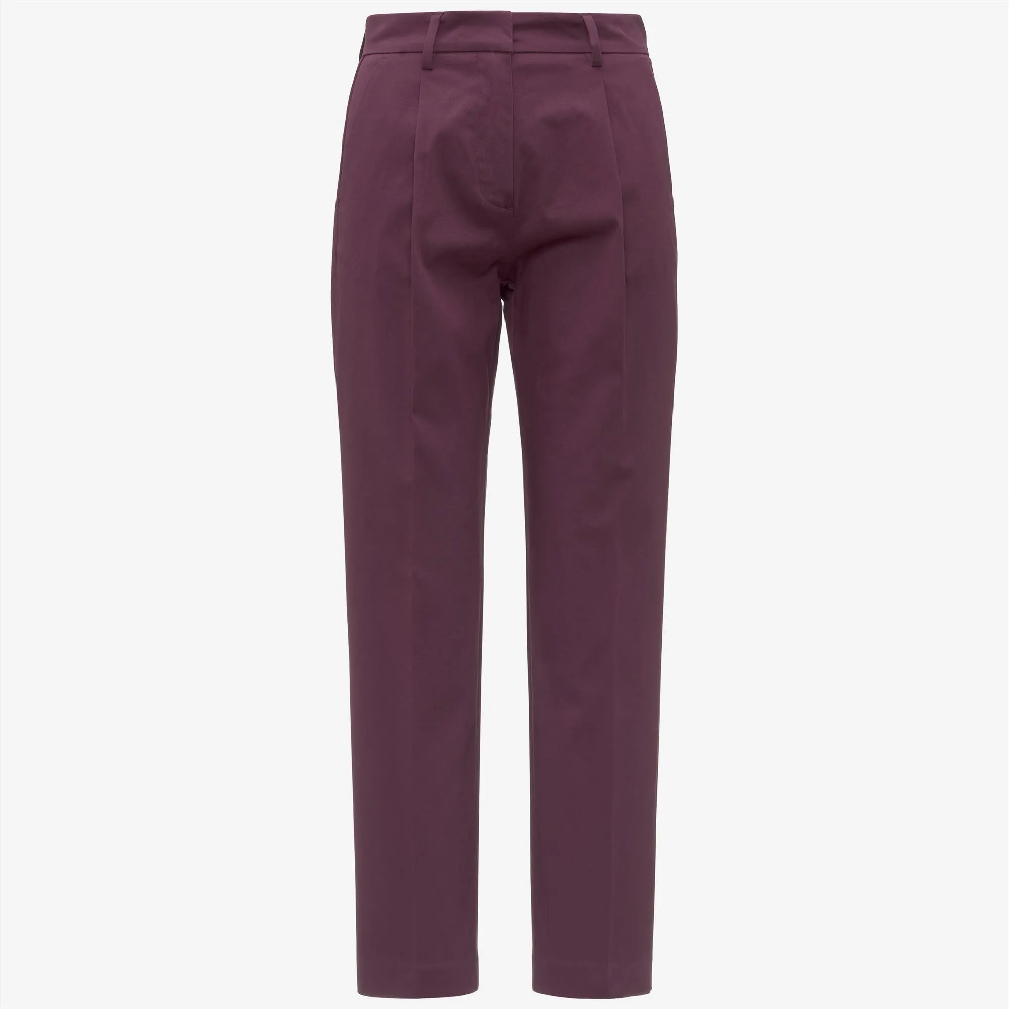 EYRE TWILL TECH PEACH GOLF - Pants - Chino - Woman - Violet Mauve Wine sold by K-Way