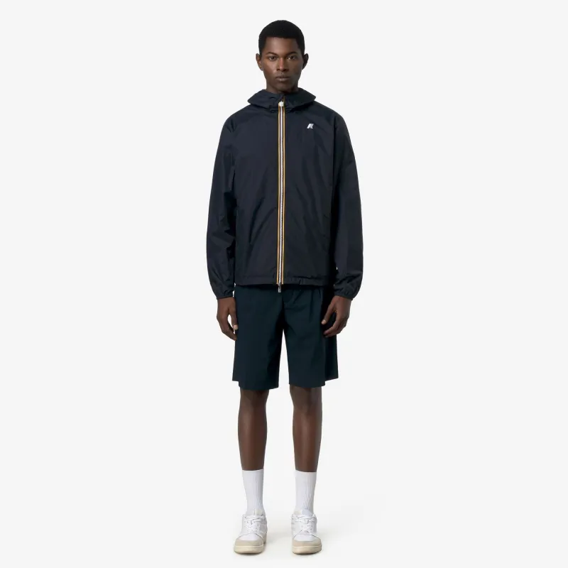 JAKE PLUS.2 DOUBLE - Jackets - Short - Man - Blue Depth-Green Lichen made by K-Way