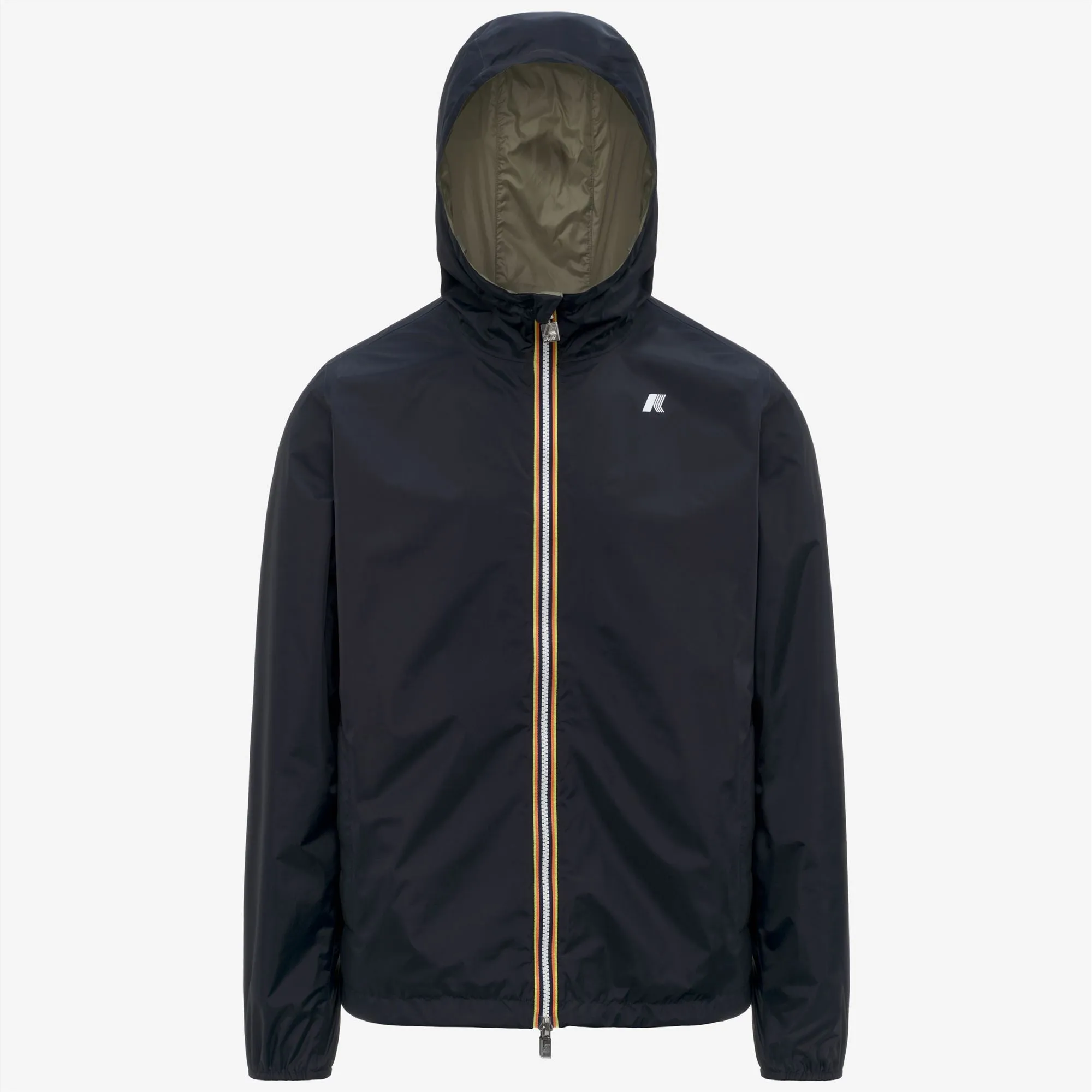 JAKE PLUS.2 DOUBLE - Jackets - Short - Man - Blue Depth-Green Lichen sold by K-Way product image thumbnail 5