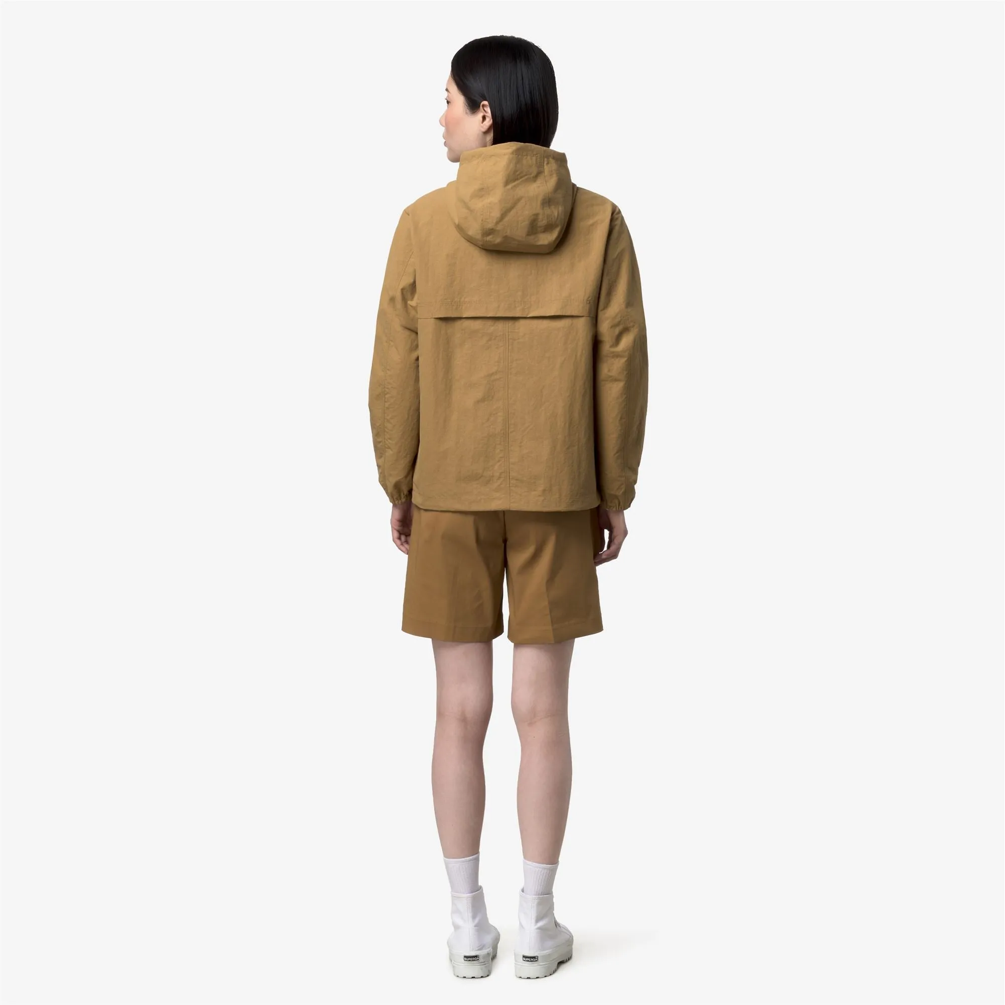 JAKE COTTON DOUBLE - Jackets - Short - Man - Brown Bistre-BEIGE LT sold by K-Way product image thumbnail 3