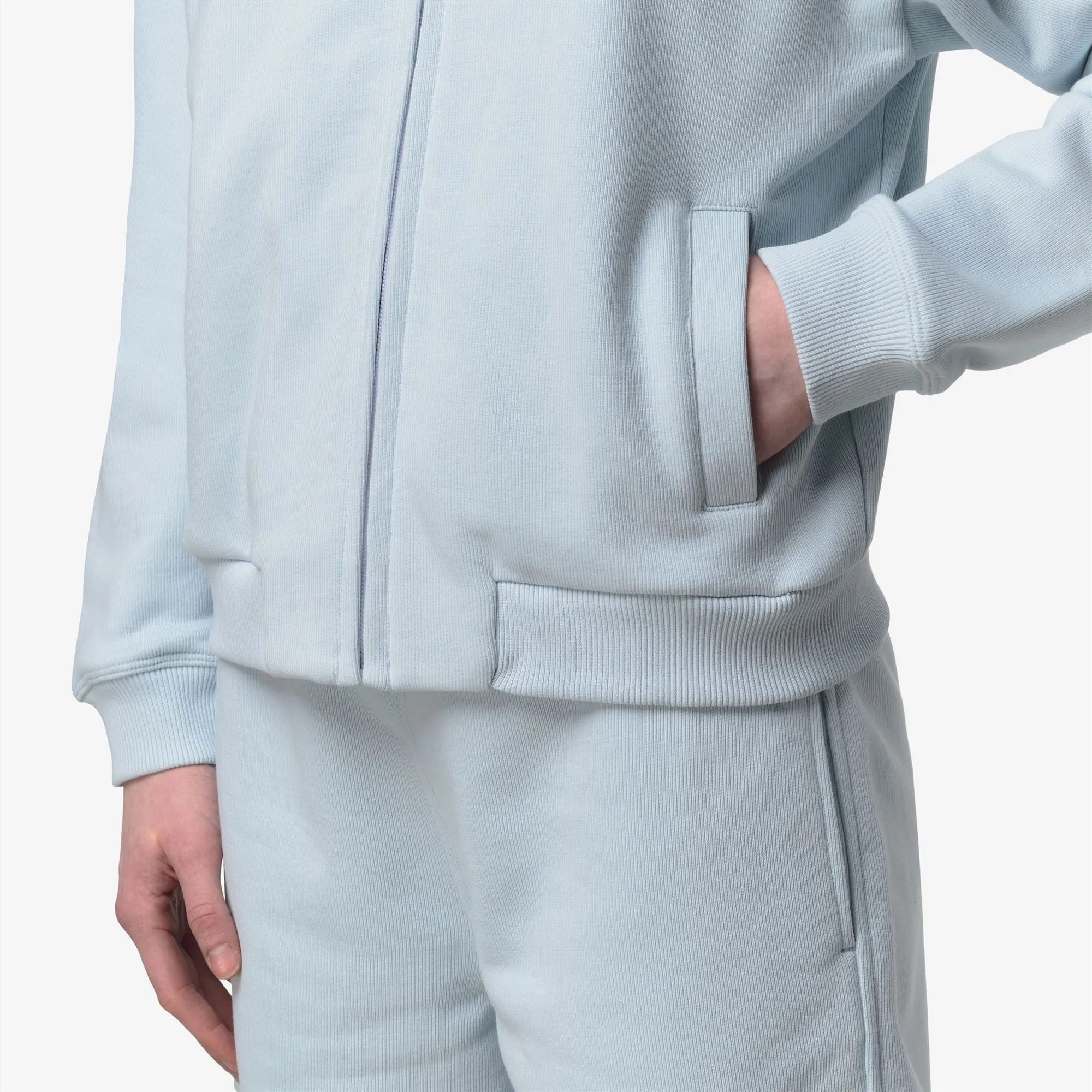 ARWEN FRENCH TERRY - Fleece - Jacket - Woman - Blue Ballad sold by K-Way product image thumbnail 4