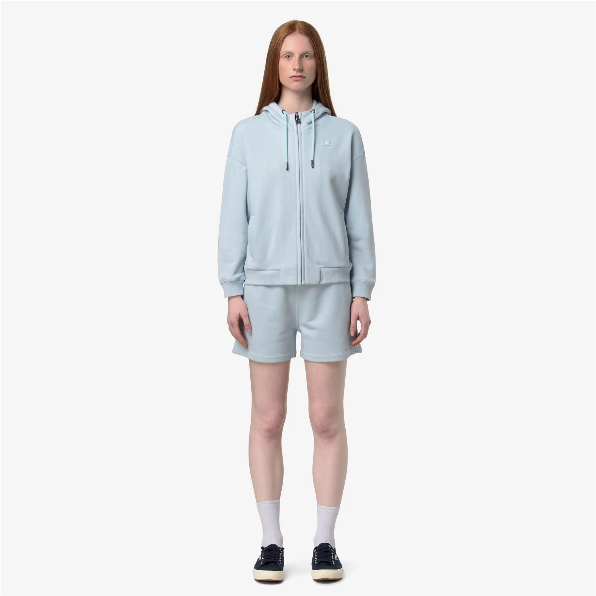 ARWEN FRENCH TERRY - Fleece - Jacket - Woman - Blue Ballad sold by K-Way