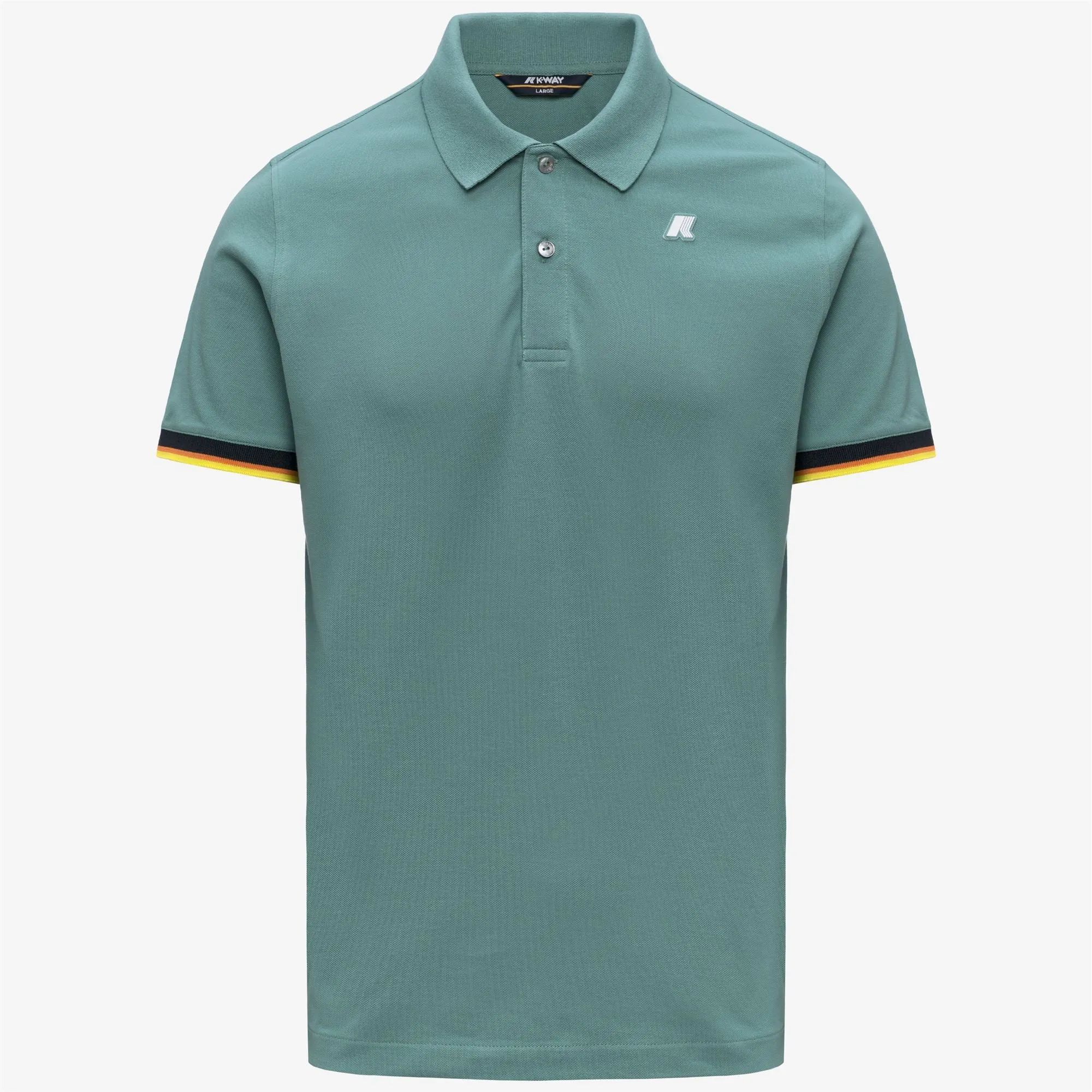 VINCENT PIQUE SLIM - Polo Shirts - Polo - Man - Green Mine sold by K-Way product image thumbnail 5