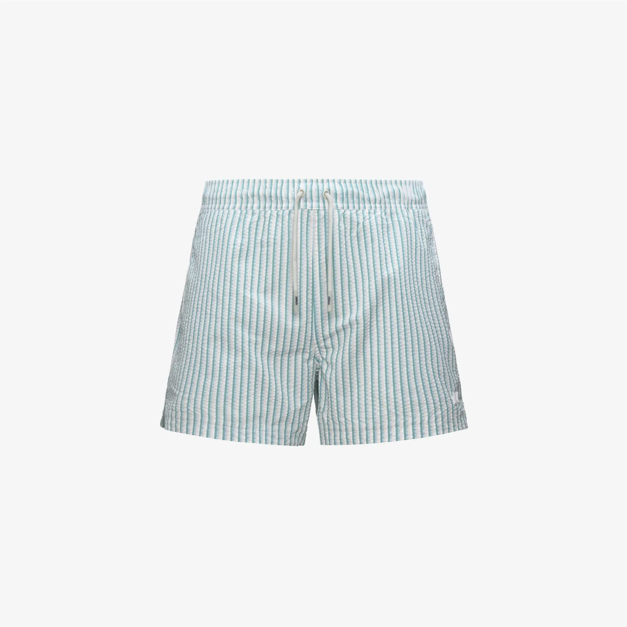 HAZEL MULTISTRIPES BEACH - Bathing Suits - Swimming Trunks - Man - White-Beige-LtBlue-Green sold by K-Way product image thumbnail 5