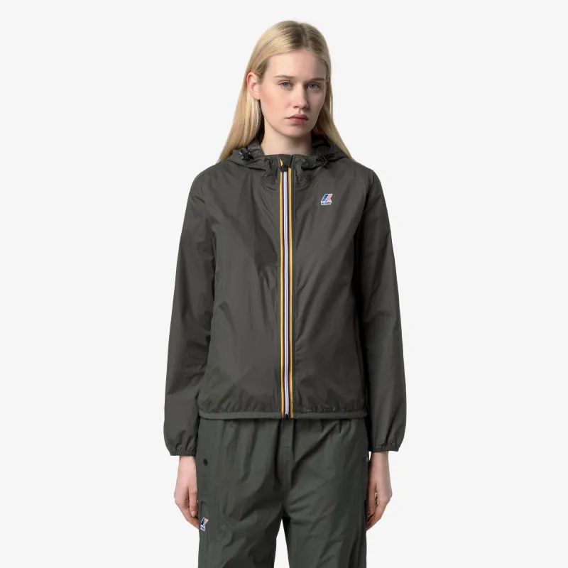 LE VRAI 4.0 CLAUDETTE - Jackets - Mid - Woman - GREEN BLACKISH made by K-Way