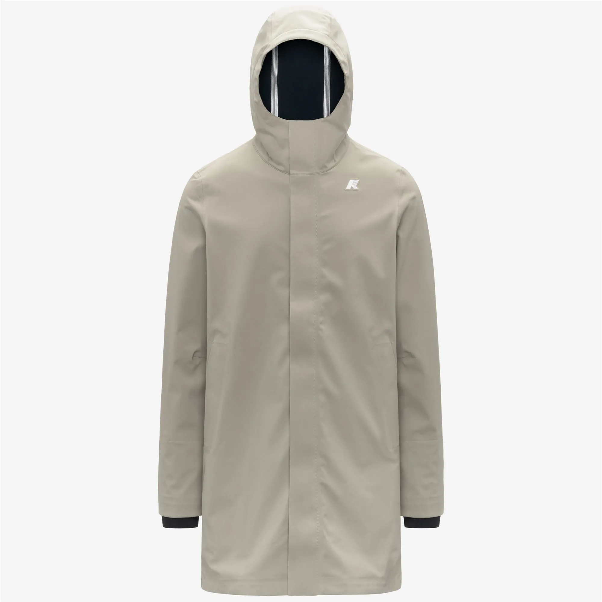 THOMAS BONDED - Jackets - Long - Man - Beige Cashmere-Blue Depth sold by K-Way product image thumbnail 5