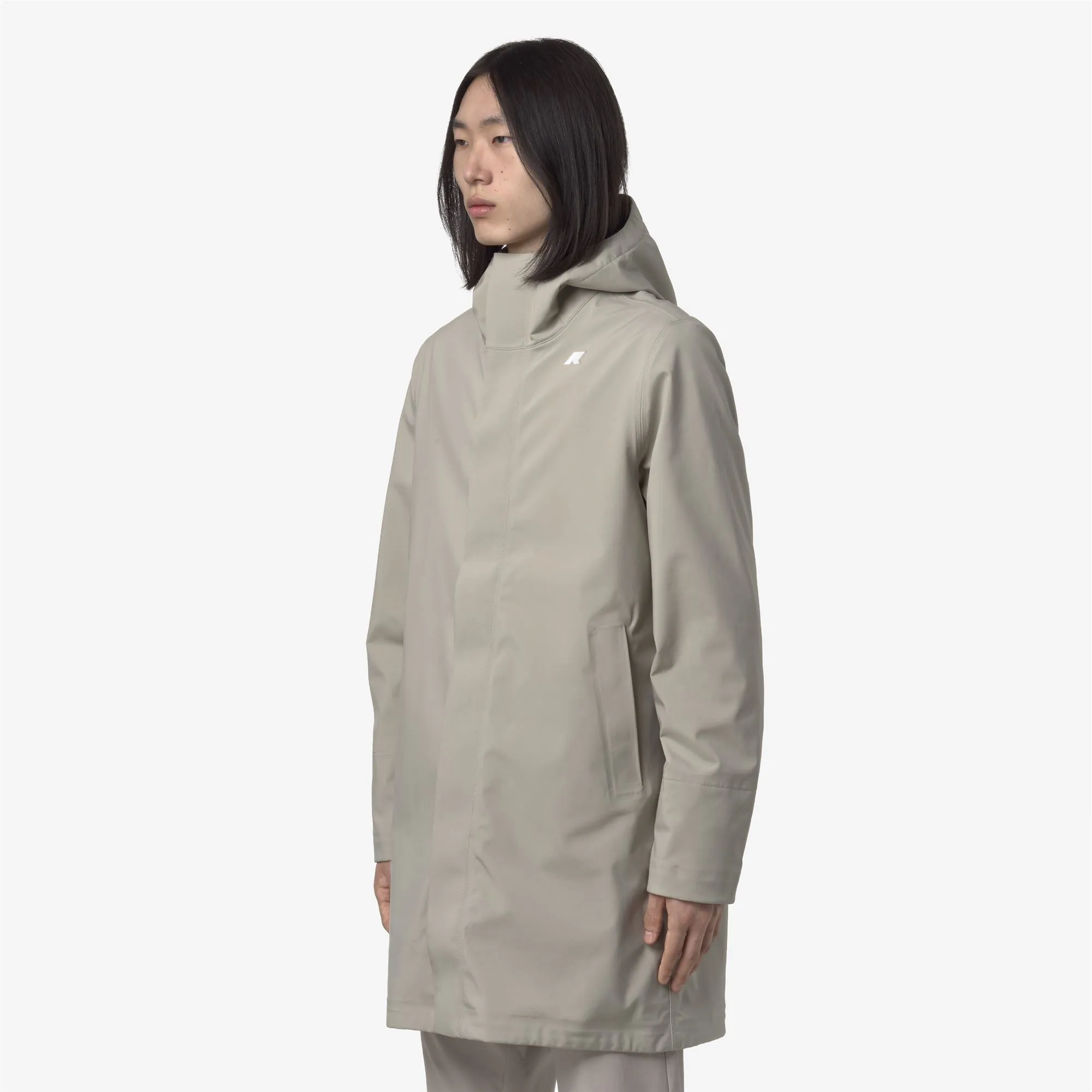 THOMAS BONDED - Jackets - Long - Man - Beige Cashmere-Blue Depth sold by K-Way product image thumbnail 2