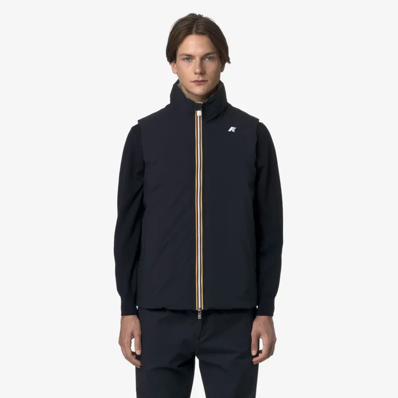 VALEN ST THERMO DOUBLE - Jackets - Short - Man - Blue Depth-Green Oak made by K-Way