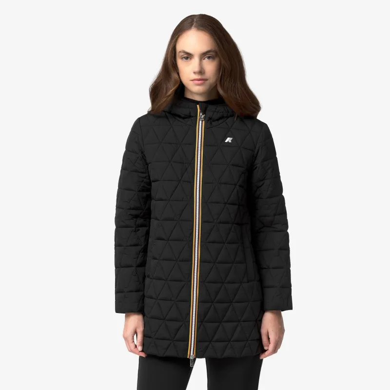 SOPHIE DIAMOND QUILTED WARM - Jackets - 3/4 Length - Woman - Black Pure-Black Pure made by K-Way