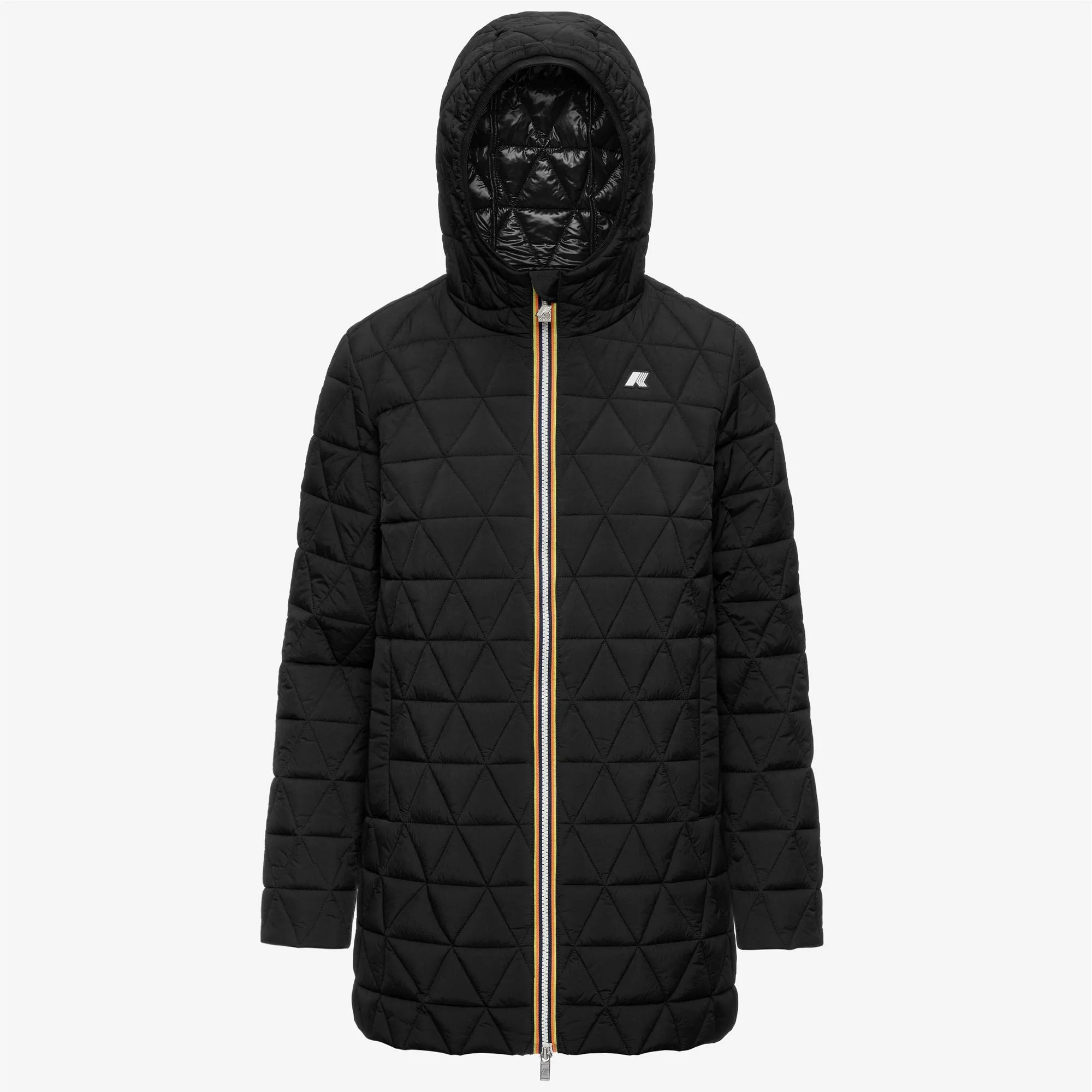 SOPHIE DIAMOND QUILTED WARM - Jackets - 3/4 Length - Woman - Black Pure-Black Pure sold by K-Way product image thumbnail 5