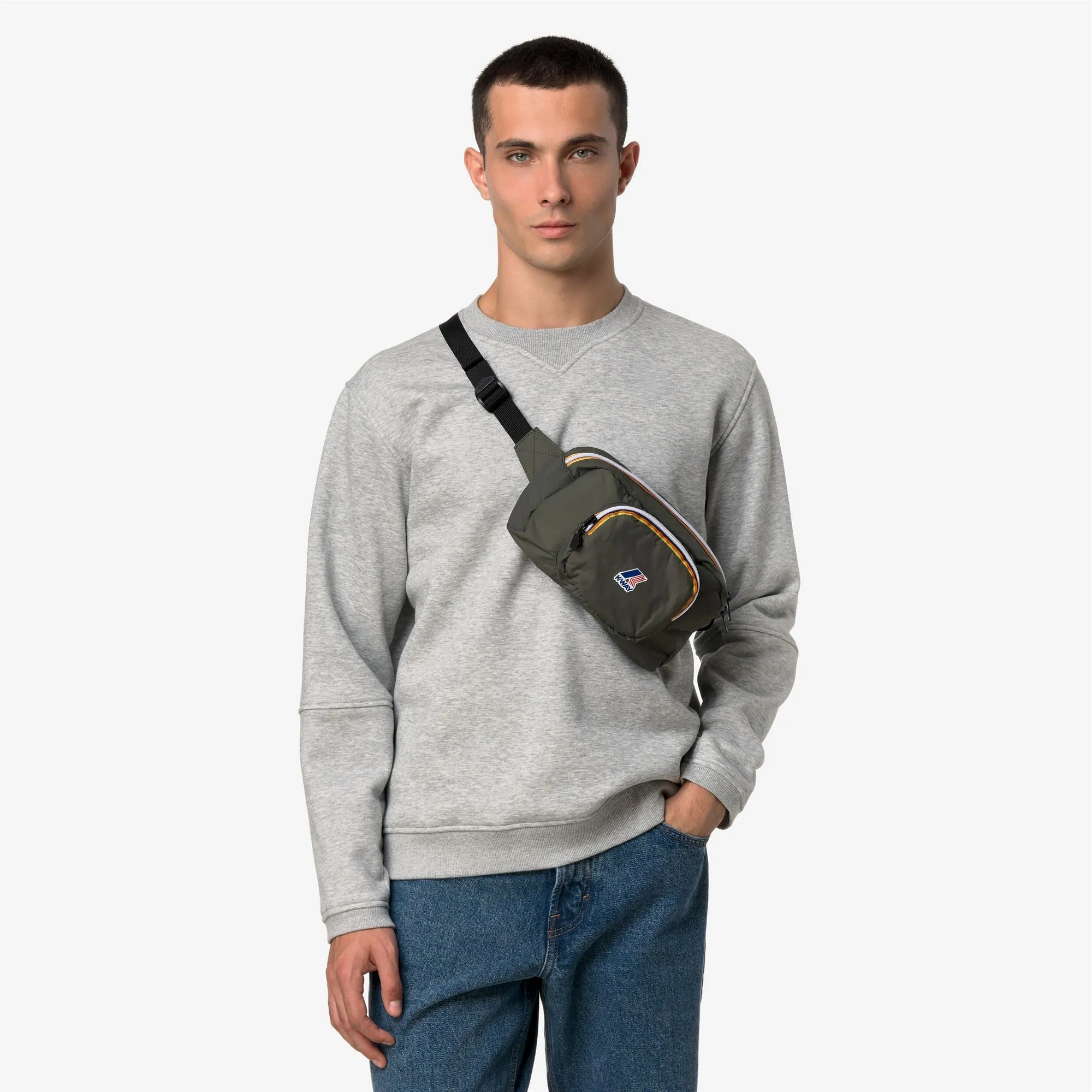 LE VRAI 4.0 SYL - Bags - Waist Bag - Unisex - GREEN BLACKISH sold by K-Way product image thumbnail 5