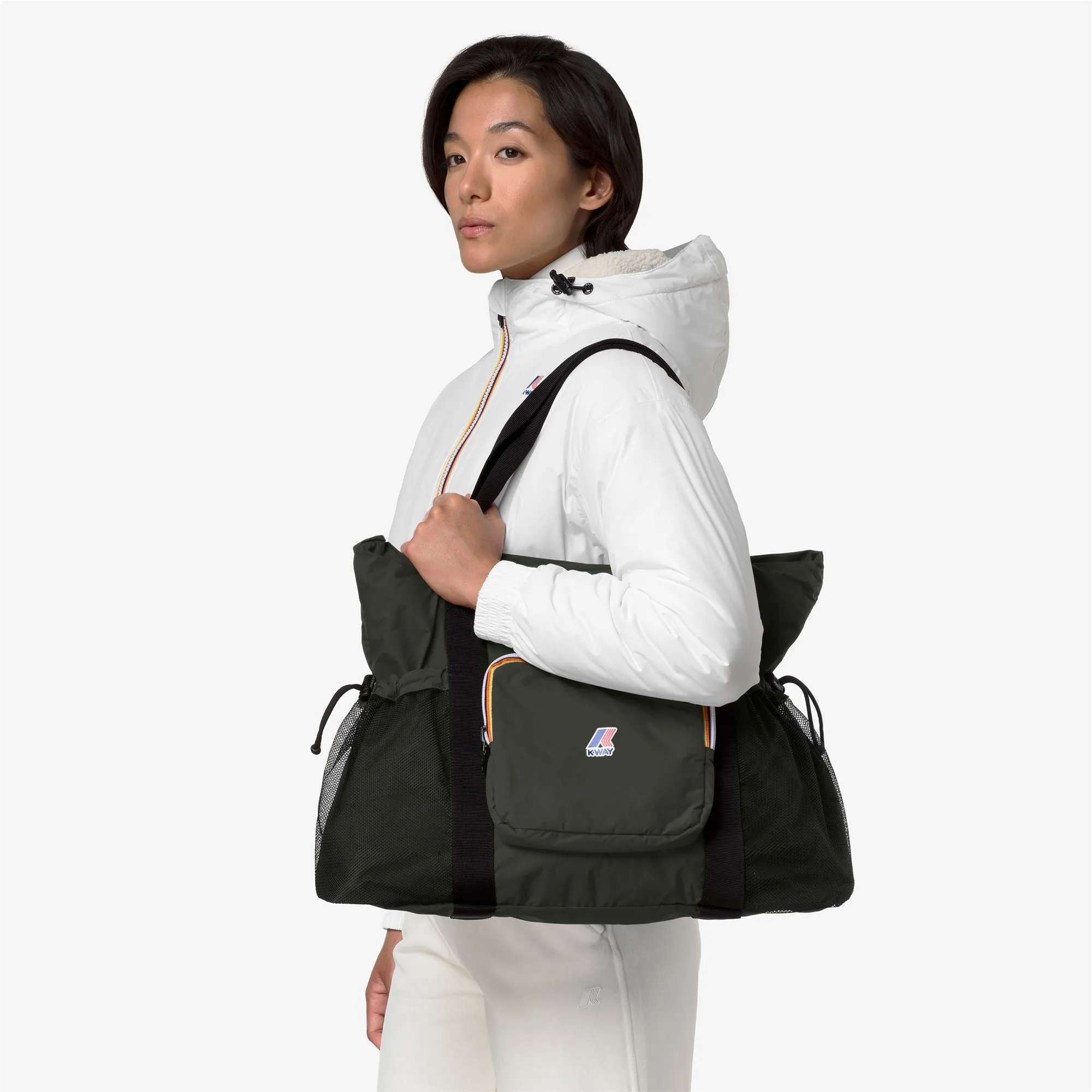 LE VRAI 4.0 JEA - Bags - Tote Bag - Unisex - GREEN BLACKISH sold by K-Way product image thumbnail 5