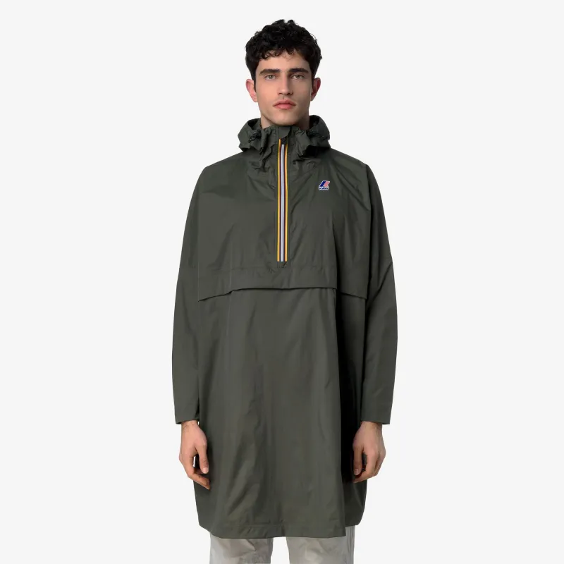 LE VRAI 4.0 FORTUNE - Jackets - Poncho - Unisex - GREEN BLACKISH made by K-Way
