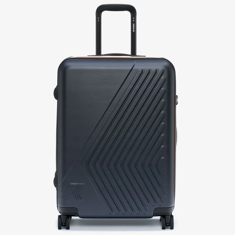 EUDOXIEUR LOGO - Luggage Bags - Trolley - Unisex - Blue Depth made by K-Way