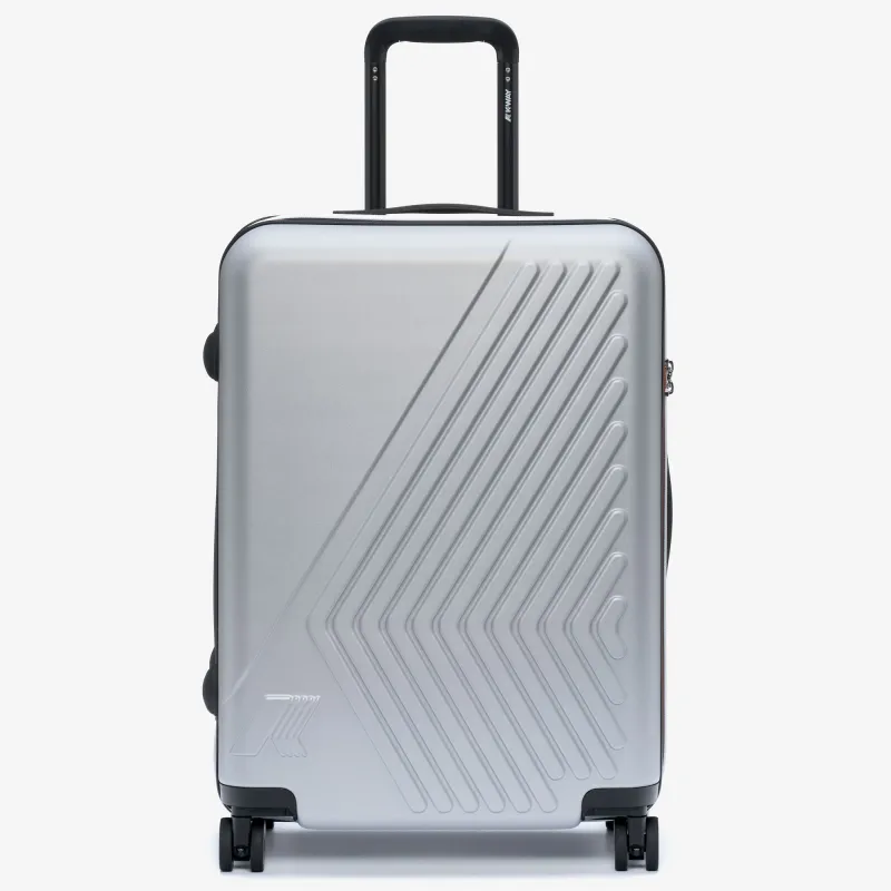 EUDOXIEUR LOGO - Luggage Bags - Trolley - Unisex - Grey Md made by K-Way