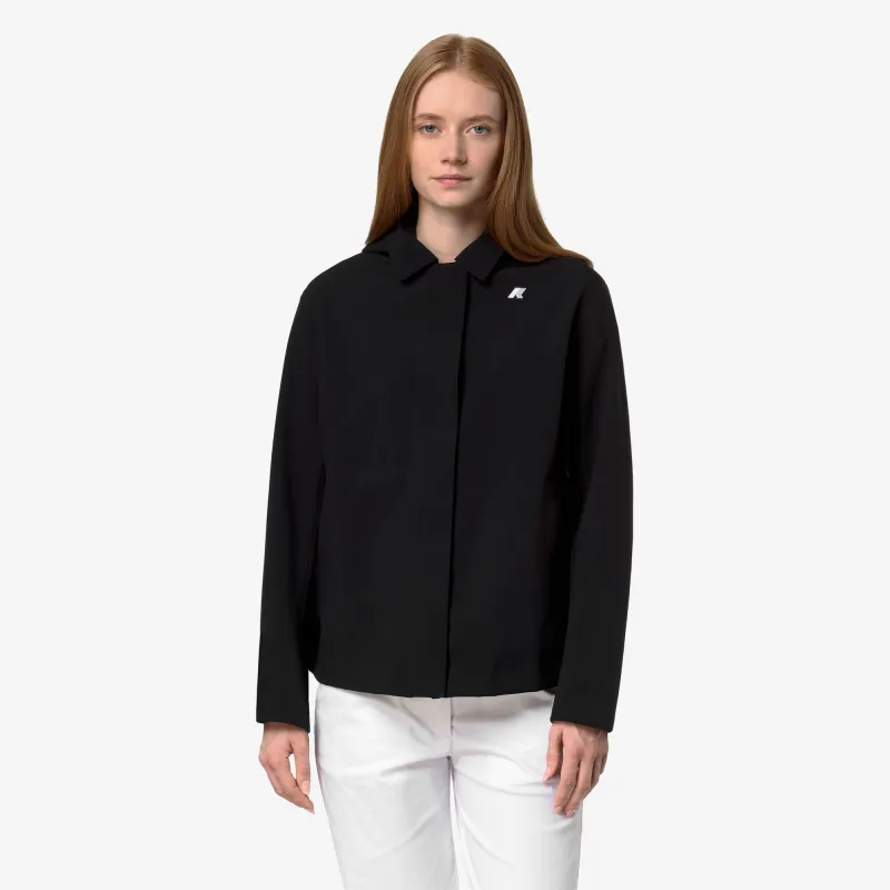 BLEIZOU BONDED - Jackets - Mid - Woman - Black P-Blue D made by K-Way
