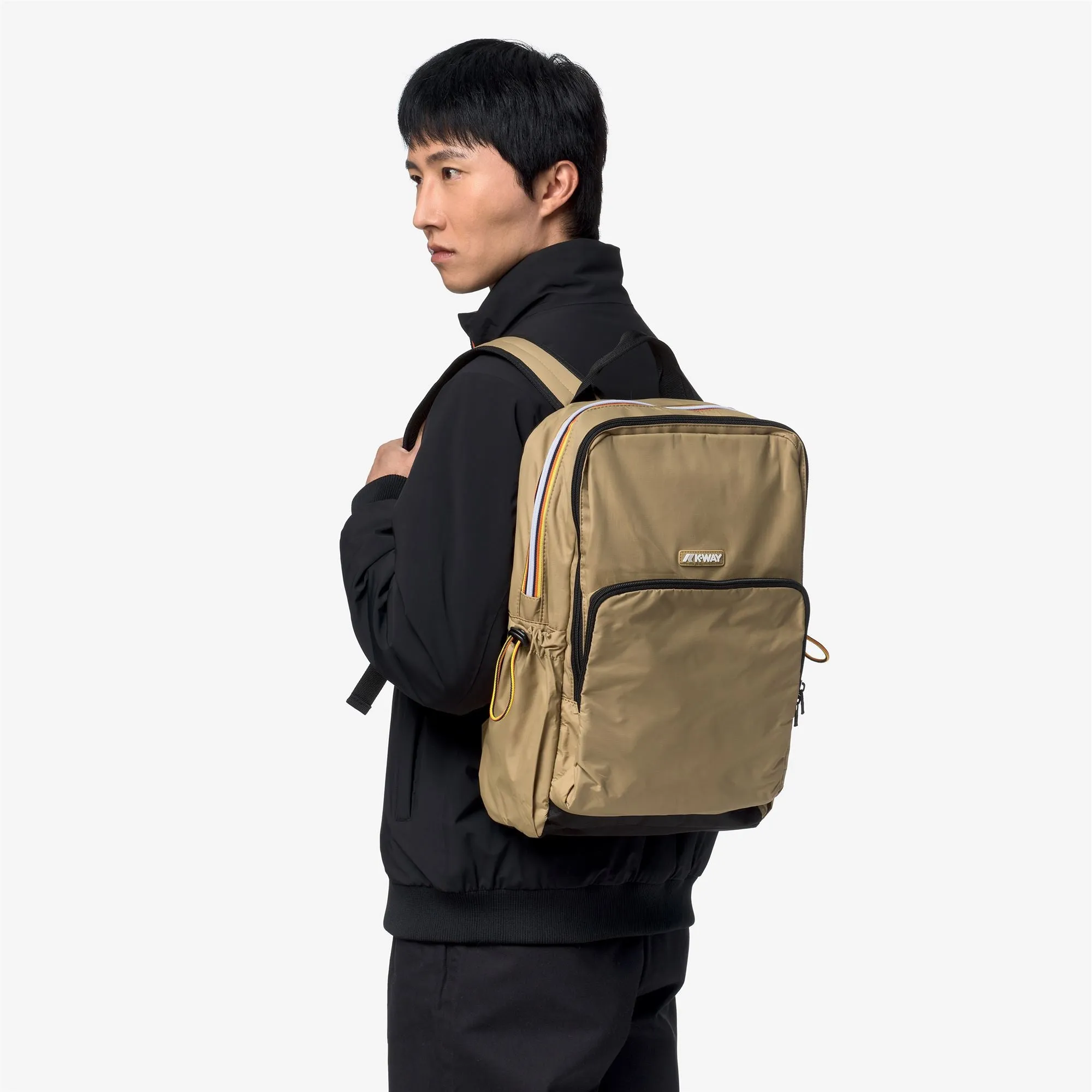 GIZY - Bags - Backpack - Unisex - Beige Khaki sold by K-Way product image thumbnail 3