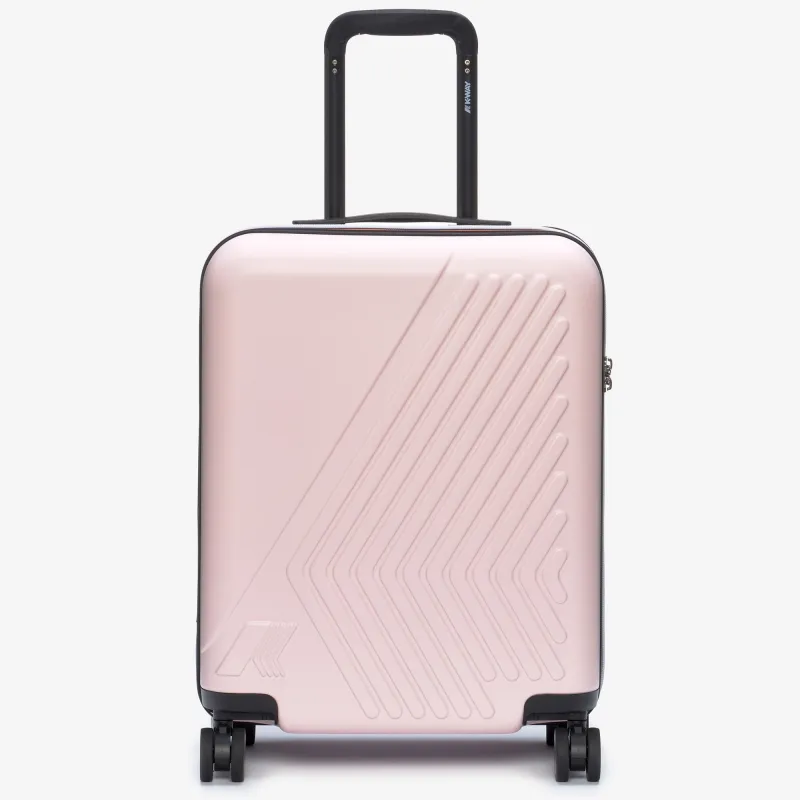 EUDOXIE LOGO - Luggage Bags - Trolley - Unisex - Pink Sallow made by K-Way