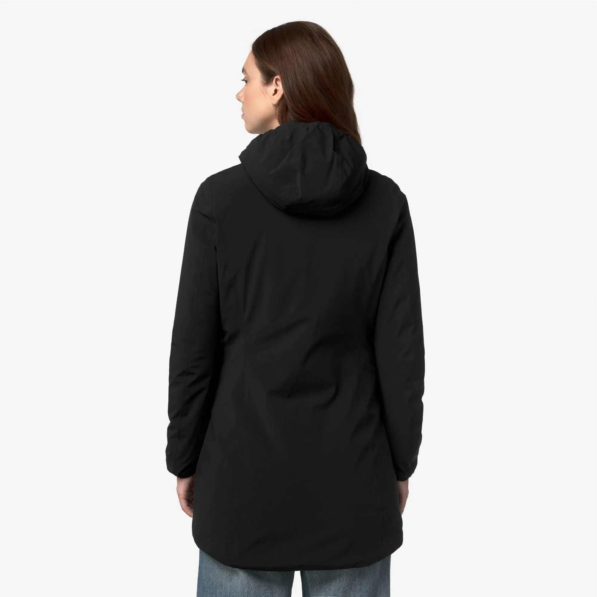 DENISE ST WARM DOUBLE - Jackets - Mid - Woman - Black Pure-GREEN BLACKISH sold by K-Way product image thumbnail 3