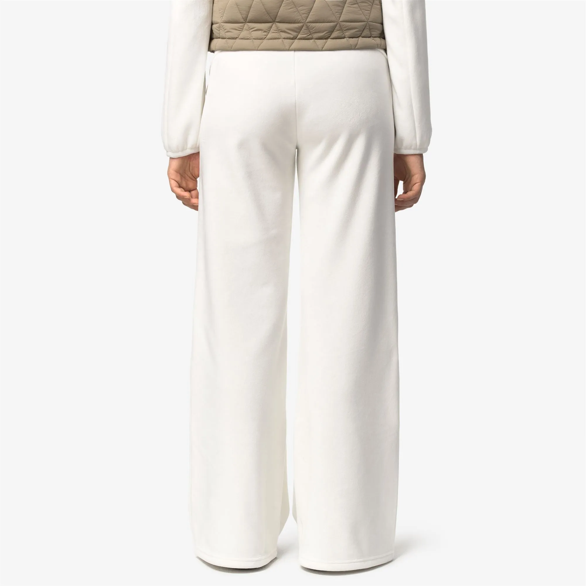 JENNY VELOUR POLAR - Pants - Sport Trousers - Woman - White Nat-White Nat sold by K-Way product image thumbnail 3