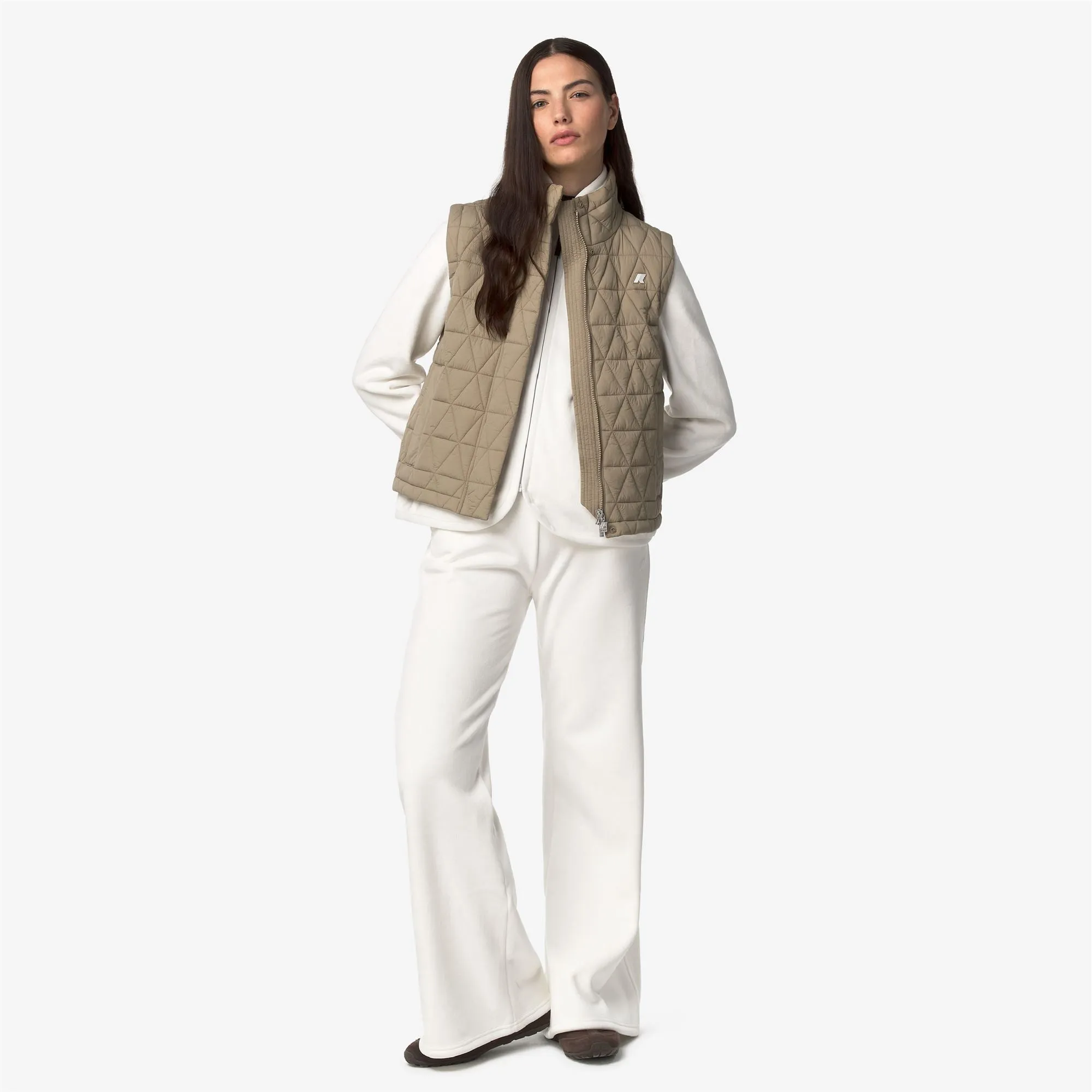 JENNY VELOUR POLAR - Pants - Sport Trousers - Woman - White Nat-White Nat sold by K-Way product image thumbnail 4