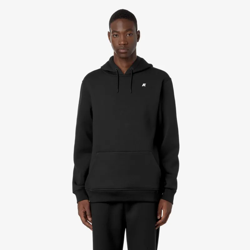BERNIE SPACER - Fleece - Pull Over - Man - Black Pure made by K-Way