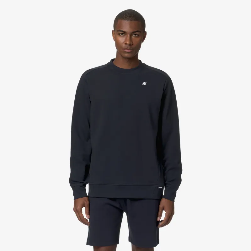MEDINE INTERLOCK - Fleece - Jumper - Man - Blue Depth made by K-Way