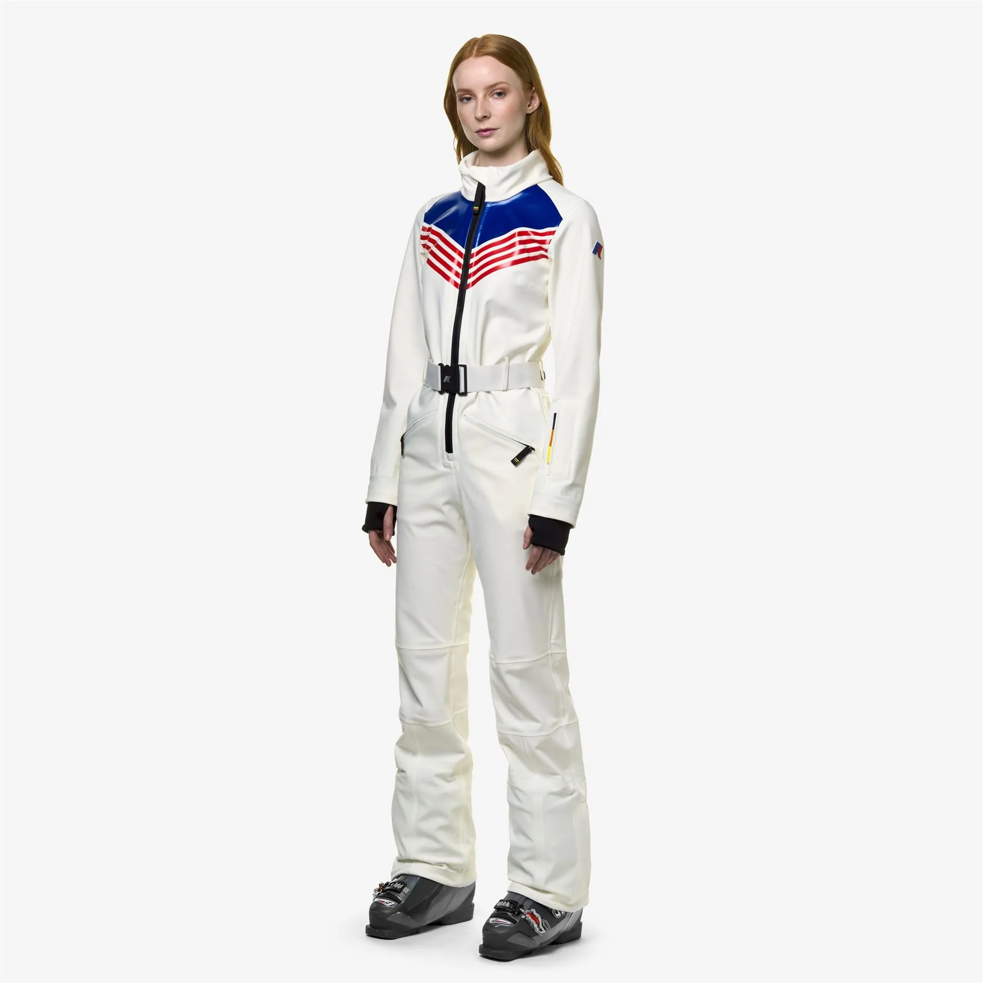 LECHERE ICONIC LOGO - Sport Suits - Coverall Suit - Woman - White G-Red-Blue R sold by K-Way product image thumbnail 2