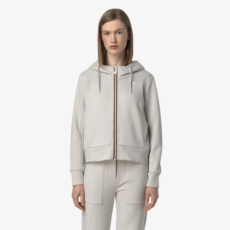 DIVINE LIGHT SPACER - Fleece - Jacket - Woman - BEIGE LT made by K-Way