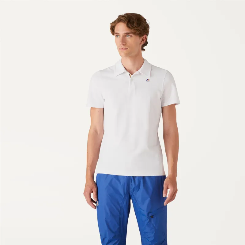 GREGOIRE TAPE - Polo Shirts - Polo - Man - White made by K-Way
