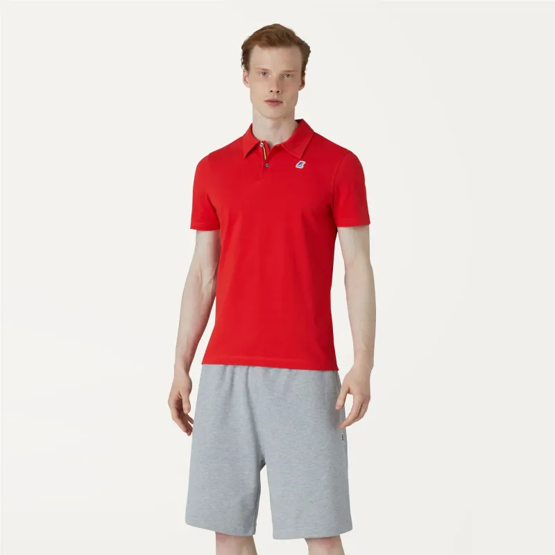 GREGOIRE TAPE - Polo Shirts - Polo - Man - Red made by K-Way