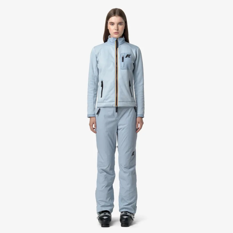 BONNEVAL MICROTWILL 2L - Pants - Sport Trousers - Woman - Blue Avio made by K-Way