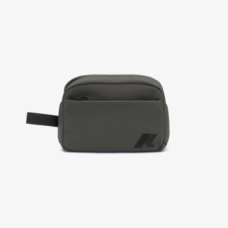 TRAVIS - Small Accessories - Beauty Case - Man - GREEN BLACKISH made by K-Way