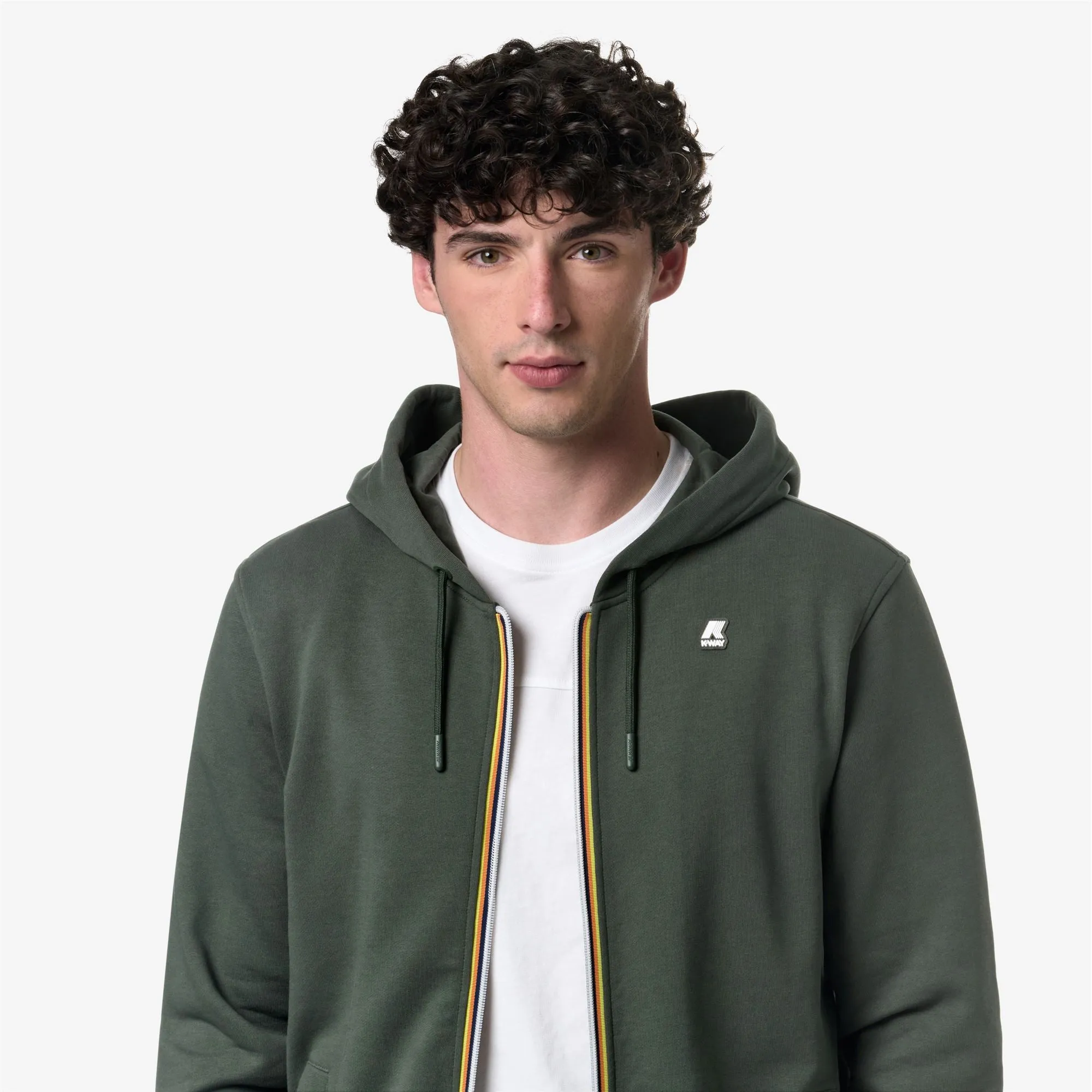 ANTHONY - Fleece - Jacket - Man - GREEN BLACKISH sold by K-Way product image thumbnail 4