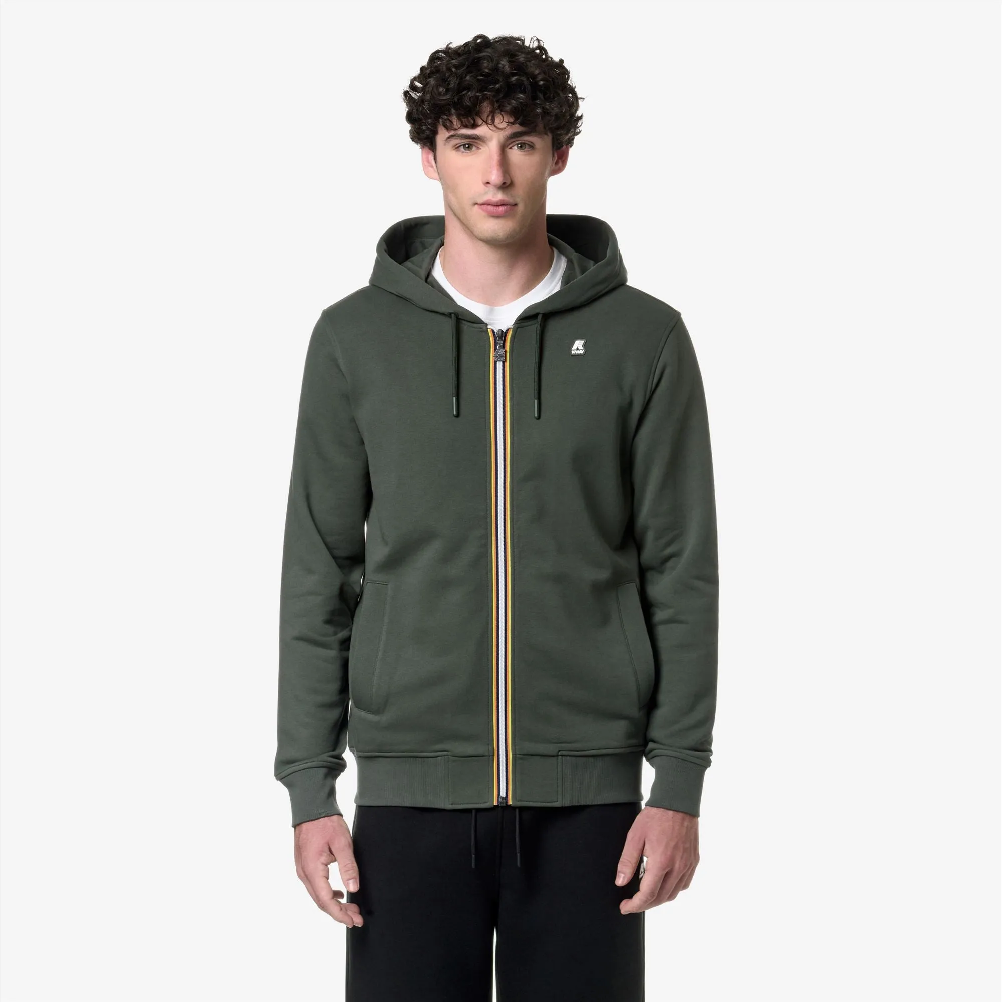 ANTHONY - Fleece - Jacket - Man - GREEN BLACKISH sold by K-Way