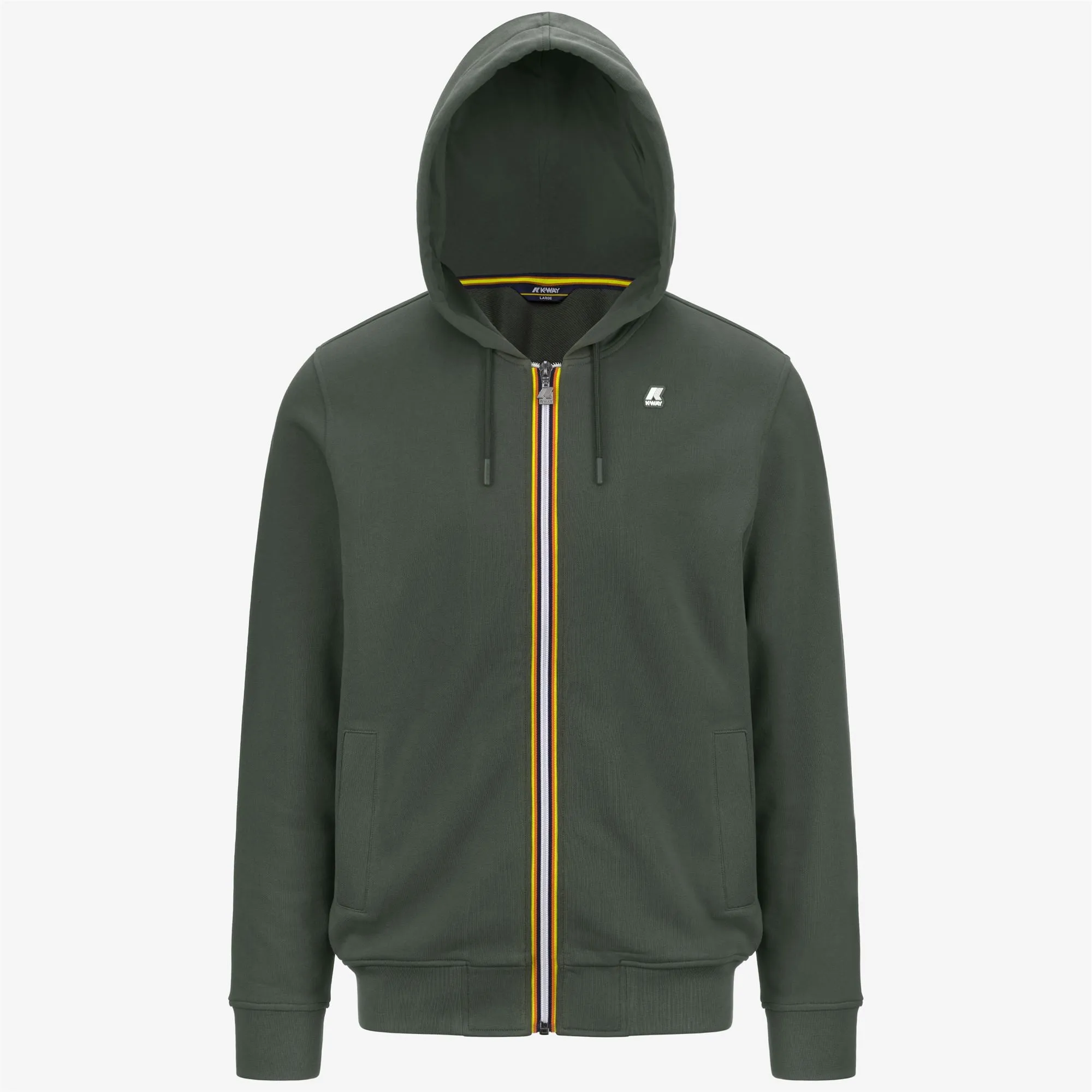 ANTHONY - Fleece - Jacket - Man - GREEN BLACKISH sold by K-Way product image thumbnail 5