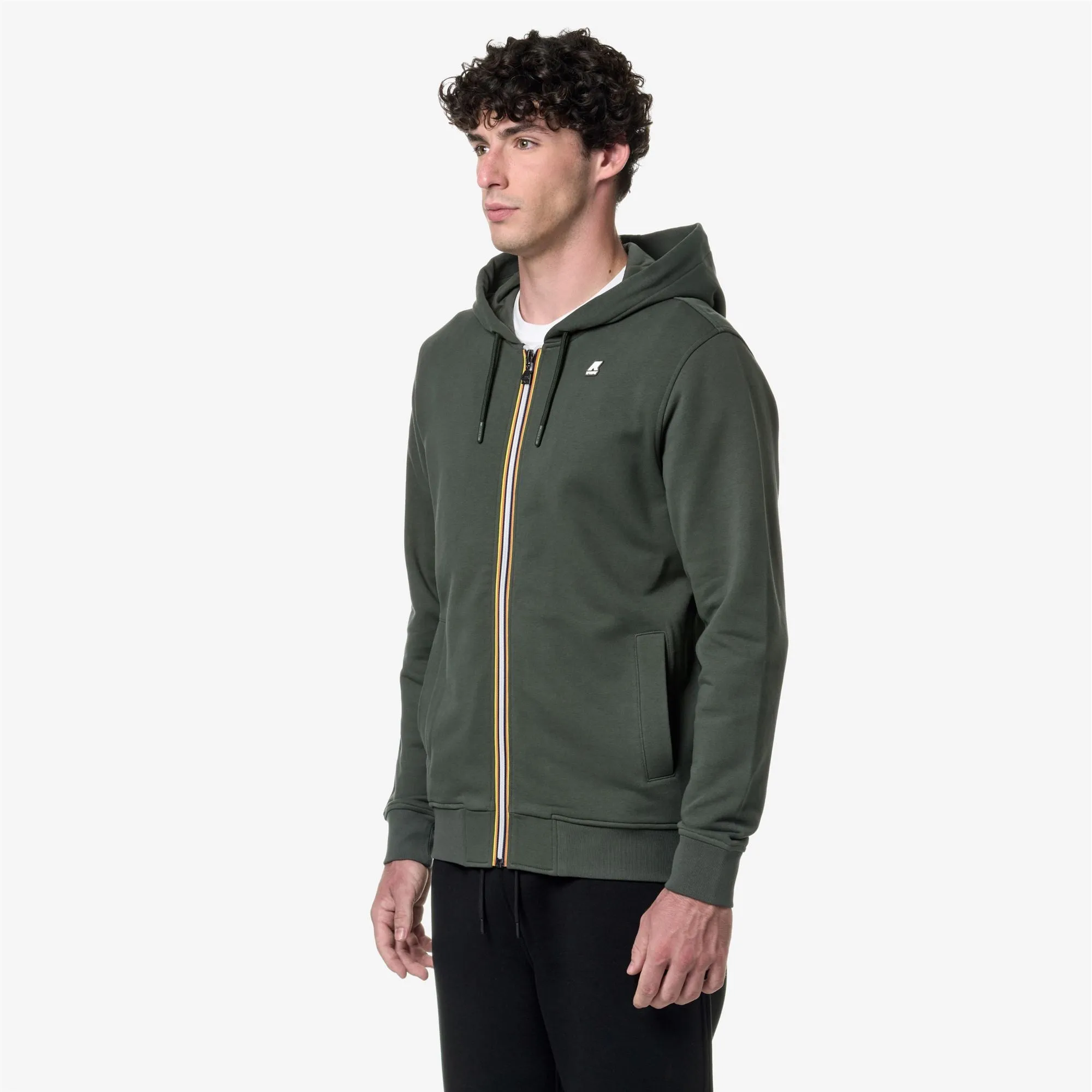 ANTHONY - Fleece - Jacket - Man - GREEN BLACKISH sold by K-Way product image thumbnail 2