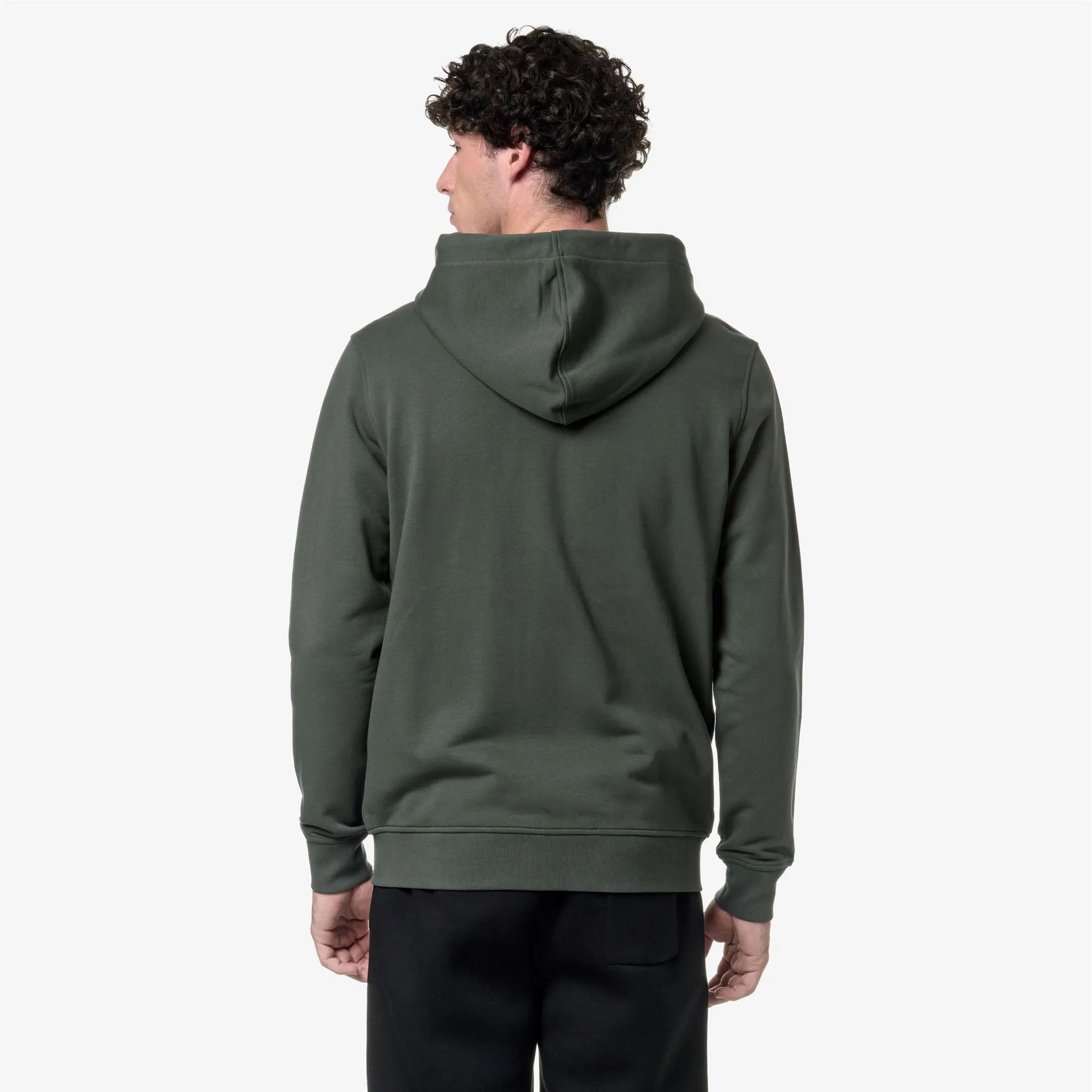 ANTHONY - Fleece - Jacket - Man - GREEN BLACKISH sold by K-Way product image thumbnail 3