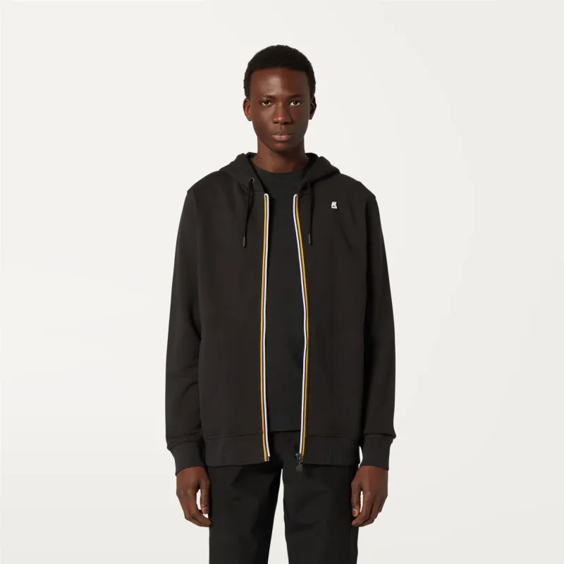 ANTHONY - Fleece - Jacket - Man - Black Pure made by K-Way