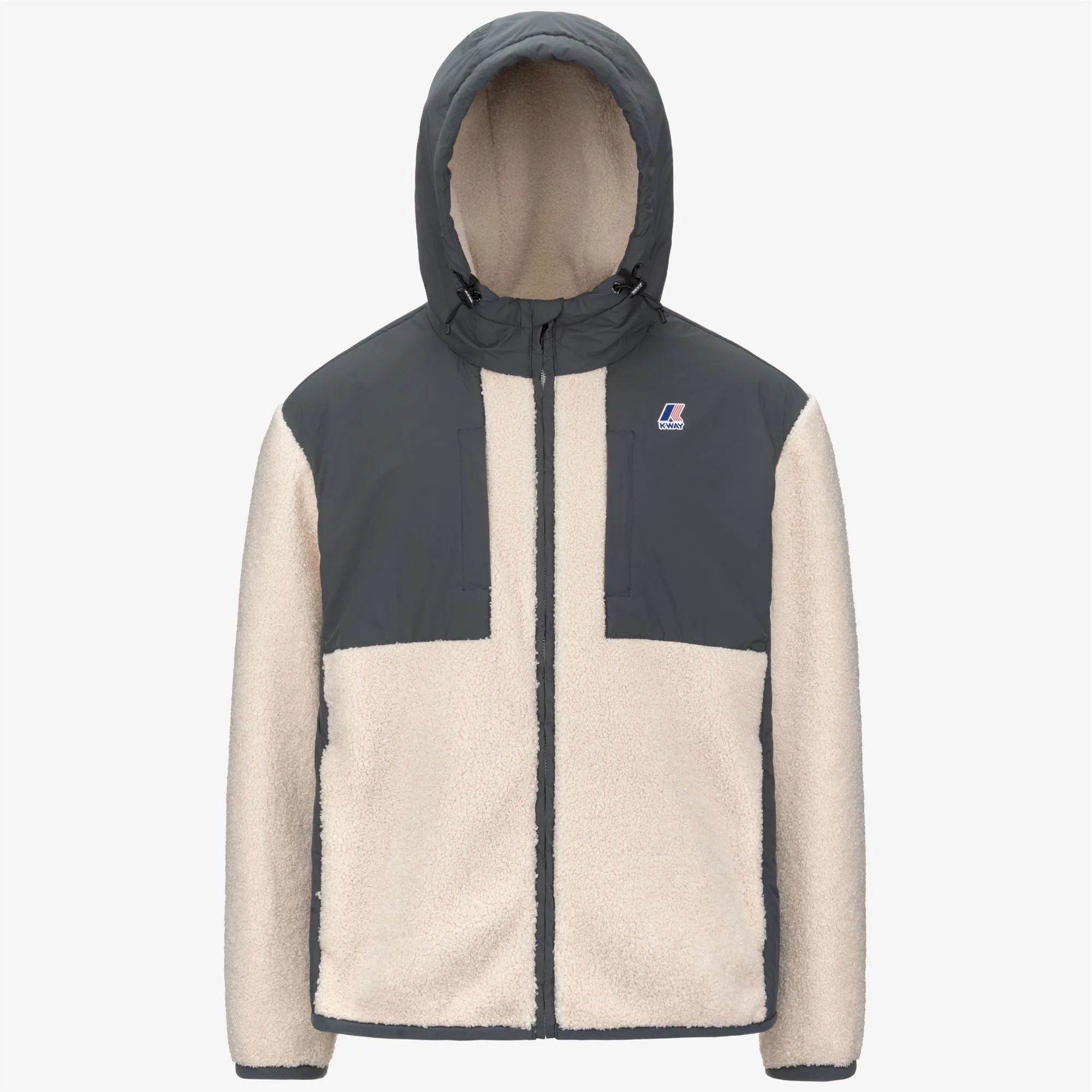 SAMSON 4.0 ORSETTO - Fleece - Hoodie Full Zip - Unisex - Grey Shadow Dk-Ecru sold by K-Way product image thumbnail 5