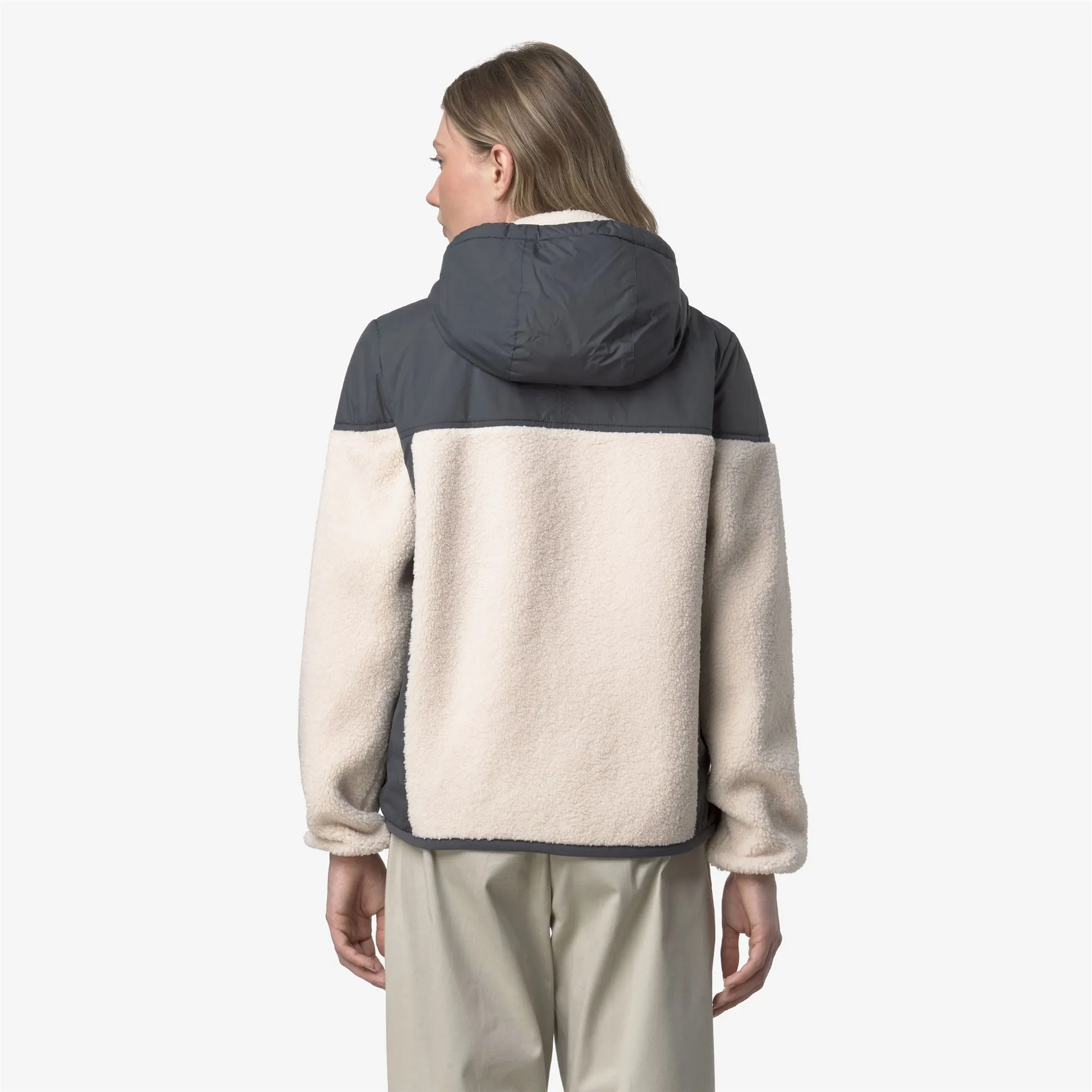 SAMSON 4.0 ORSETTO - Fleece - Hoodie Full Zip - Unisex - Grey Shadow Dk-Ecru sold by K-Way product image thumbnail 3