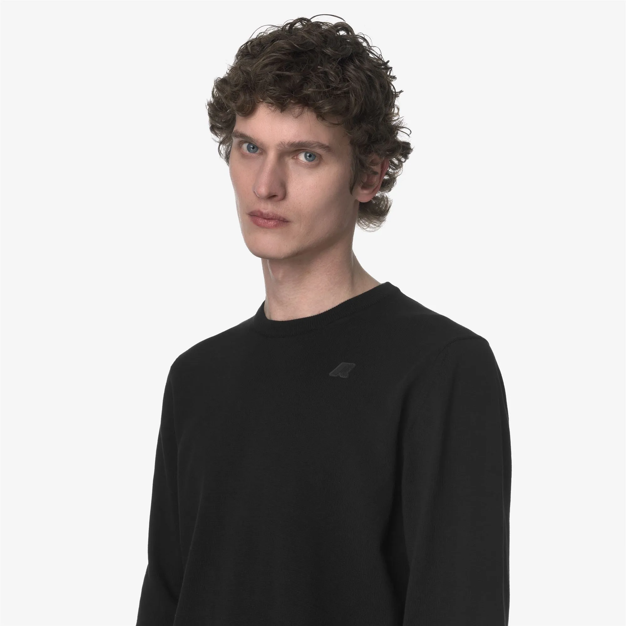 SEBASTIEN COTTON PS - Knitwear - Pull Over - Man - Black Pure sold by K-Way product image thumbnail 4