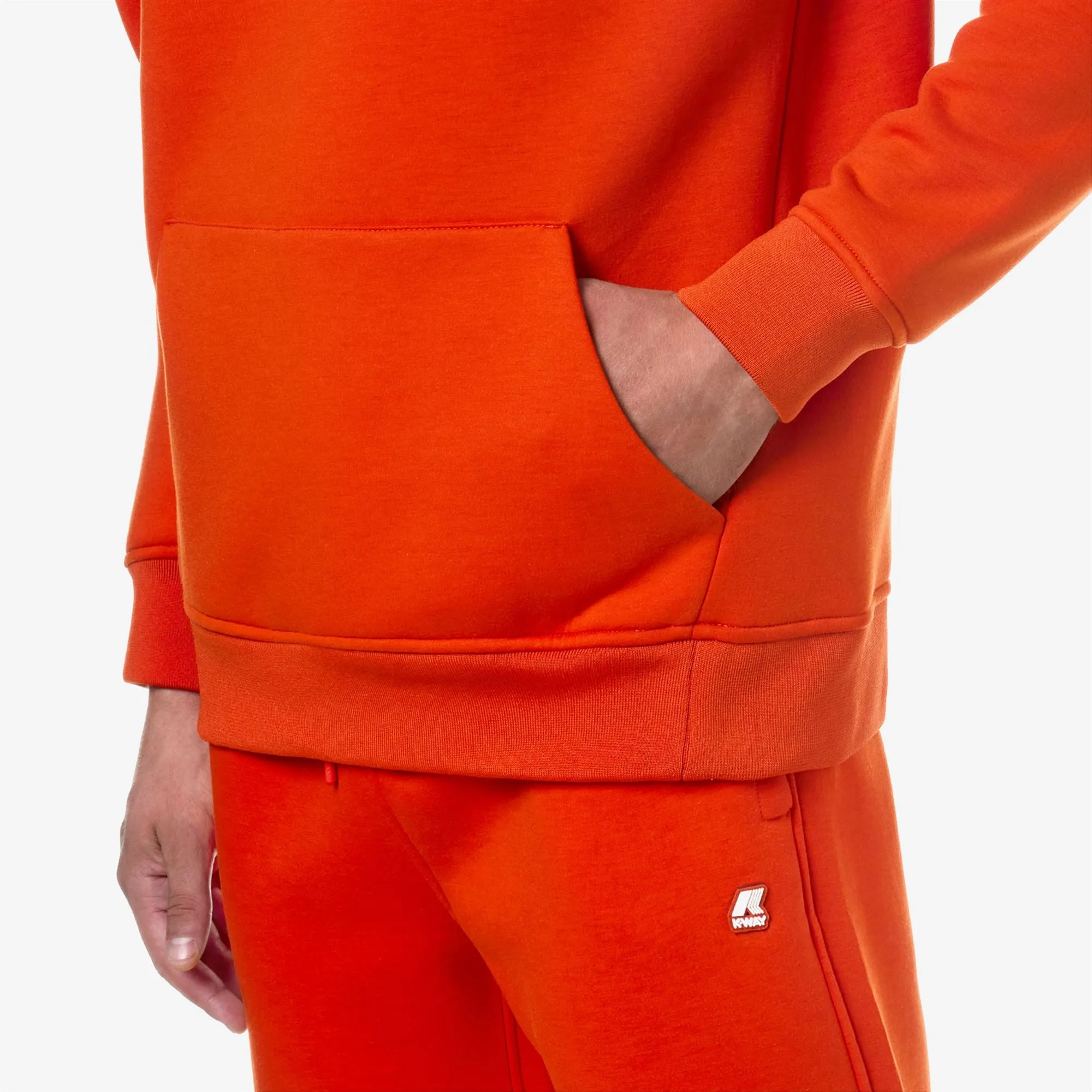 BERNIE SPACER - Fleece - Pull Over - Man - Orange Pumpkin sold by K-Way product image thumbnail 4