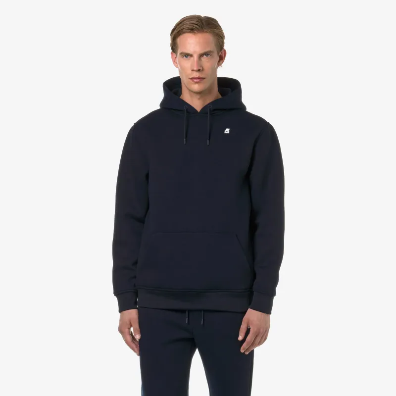 BERNIE SPACER - Fleece - Pull Over - Man - Blue Depth made by K-Way